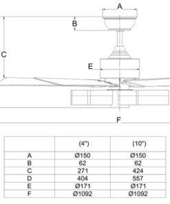 Quạt trần Benny Romantico BF-C43V