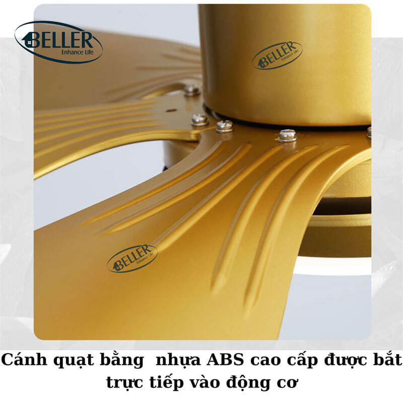 Quạt trần đèn Beller 56BL – 112Y 6 cánh thiết kế tinh tế sang trọng Quạt trần đèn Beller 56BL – 112Y 6 cánh thiết kế tinh tế sang trọng