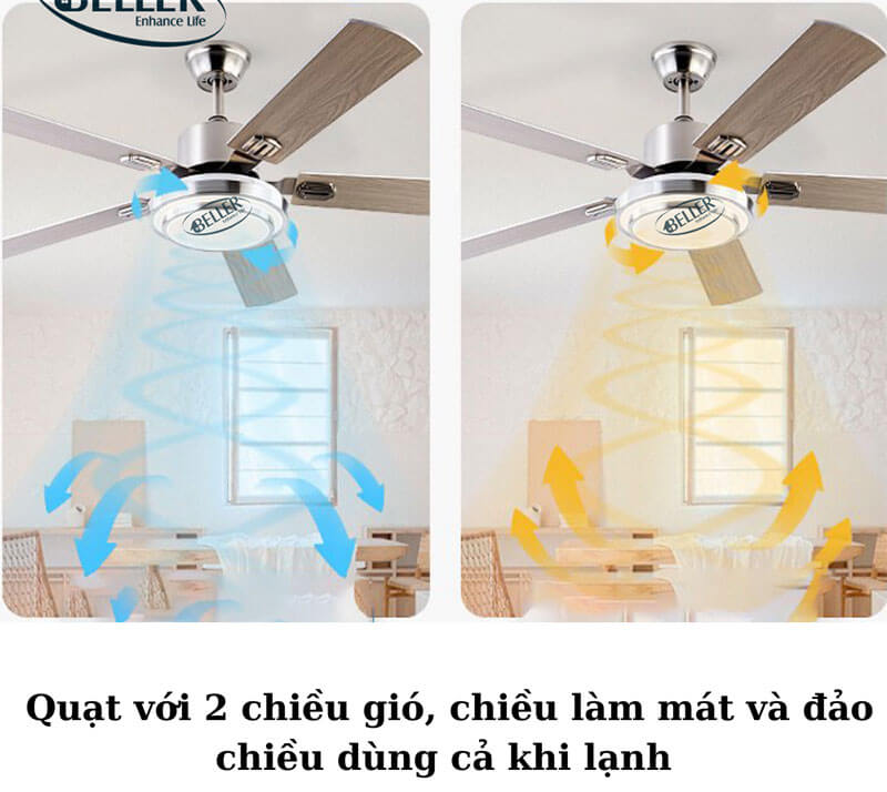 Tính năng đảo chiều tiện lợi
