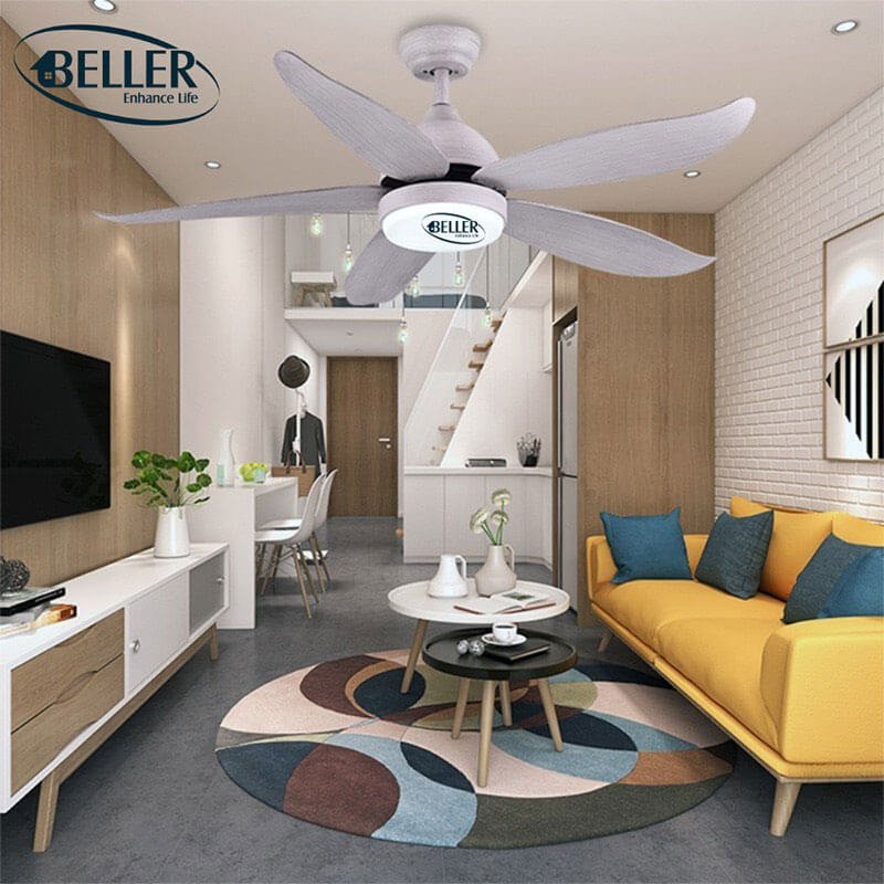 Quạt trần đèn Beller 48BL – 988 5 cánh