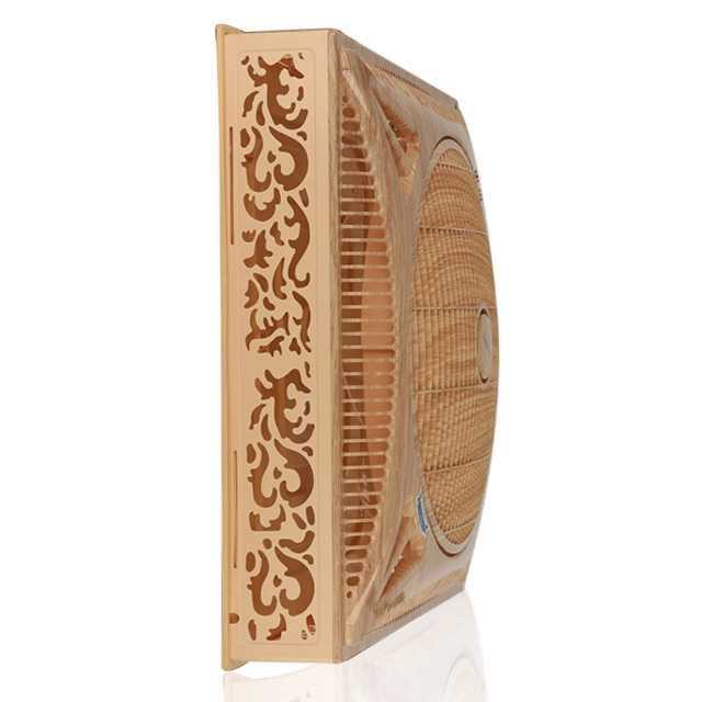 Quạt trần hộp Daeki DK-301.01 Vân gỗ nhạt