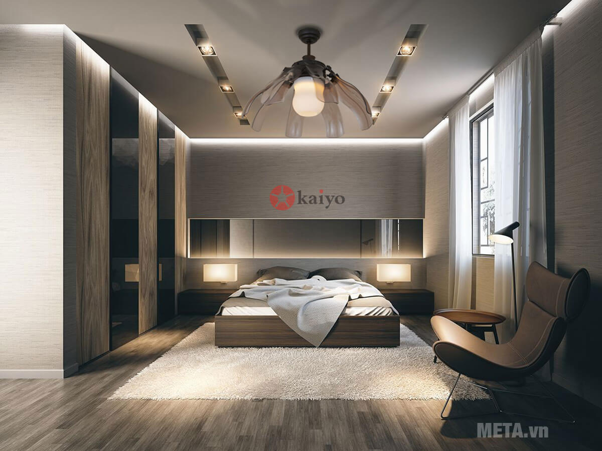 Quạt trần đèn KaiyoKukan CHIB-107