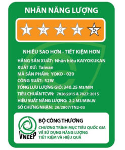 Quạt trần Kaiyokukan YOKO 020