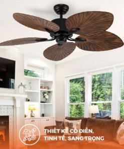 Quạt trần trang trí 5 cánh Nanoco NCFD5251 (động cơ DC, có remote)