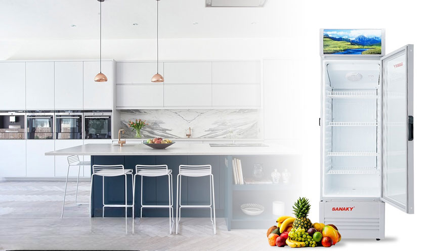 Tủ mát Sanaky 2 cánh inverter VH-308W3L vận hành êm ái Tủ mát Sanaky 2 cánh inverter VH-308W3L vận hành êm ái