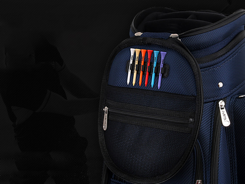 Vị trí để tee golf Túi golf Cart bag