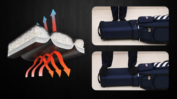 Nắp túi cứng, chịu lực tốt Túi đựng gậy