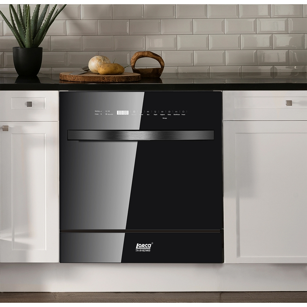 Máy rửa bát âm tủ Lorca TA 916DWB – Nhỏ gọn, tiện nghi và cực kỳ hiệu quả cho gian bếp hiện đại