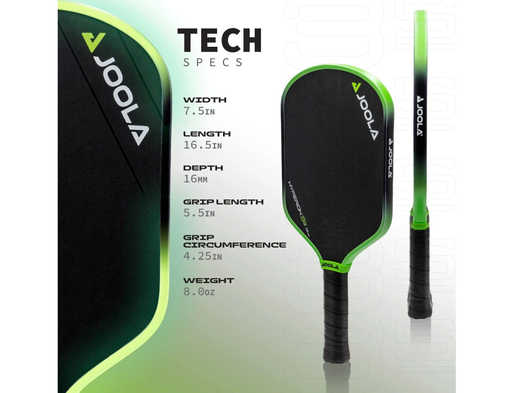Thống số vợt Joola Ben Johns Hyperion 3S 16mm Joola Ben Johns Hyperion 3S 16mm