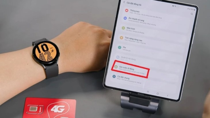 Bạn chọn các mạng di động trong Wearable