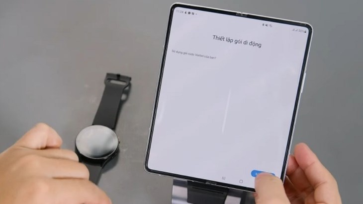Hoàn tất kết nối eSim với đồng hồ thông minh Samsung