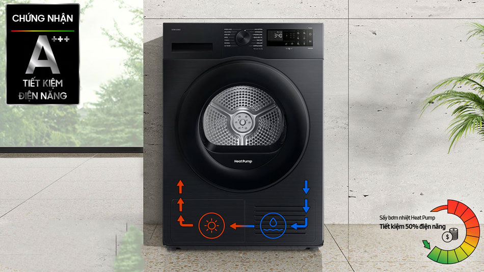 máy sấy quần áo Samsung 9kg DV90CGC2A0AB/SV máy sấy quần áo Samsung 9kg DV90CGC2A0AB/SV