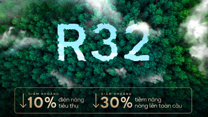 Môi chất lạnh R32: Hiệu quả làm lạnh cao, thân thiện với môi trường Môi chất lạnh R32: Hiệu quả làm lạnh cao, thân thiện với môi trường