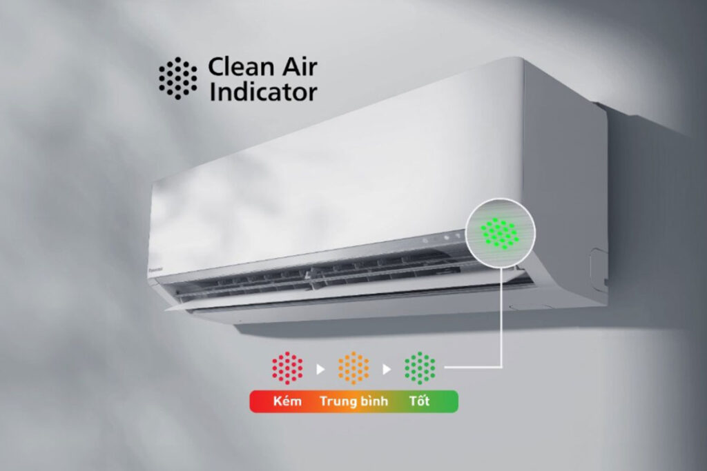 Clean Air Indicator Trên Điều Hòa Panasonic XU 2025: Cảnh Báo Ô Nhiễm, Bảo Vệ Sức Khỏe Gia Đình
