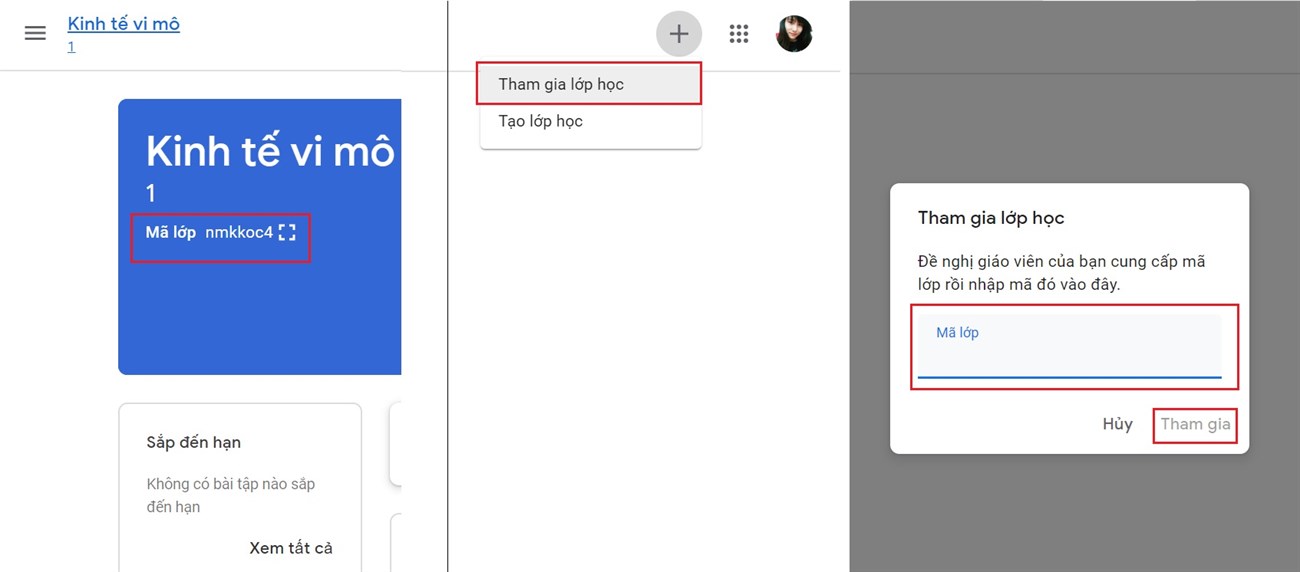 Thêm Sinh Viên cho Lớp học