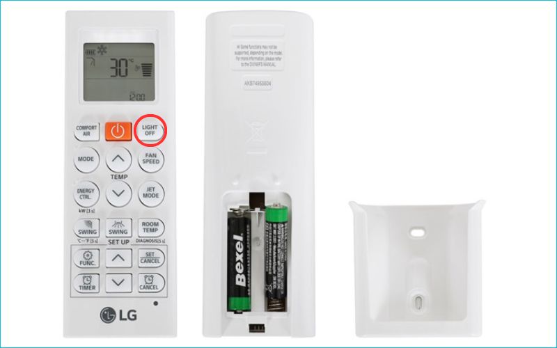 Nút LIGHT OFF giúp tắt đèn hiển thị trên dàn lạnh khi không cần thiết Nút LIGHT OFF giúp tắt đèn hiển thị trên dàn lạnh khi không cần thiết