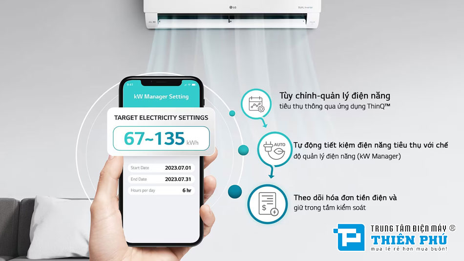 Điều Hòa LG 18000BTU 1 Chiều Inverter IEC18M1