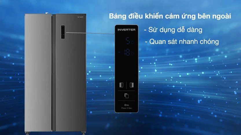 Tủ Lạnh Sharp SJ-SBX440V-SL – Công Nghệ Hiện Đại, Tiện Ích Ưu Việt