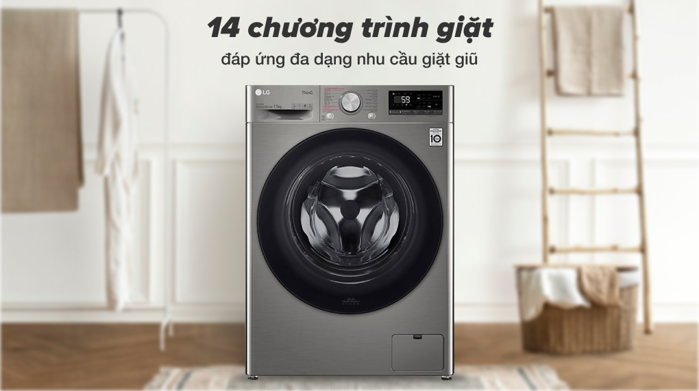 Máy Giặt LG Inverter 11Kg FV1411S4P – Lựa Chọn Lý Tưởng Cho Cuộc Sống Tiện Nghi