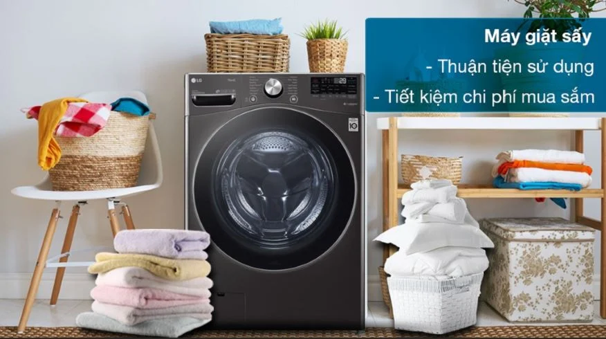 Giới Thiệu Máy Giặt Sấy LG Inverter FB1209D5M Mới 2025 – Sự Lựa Chọn Hiện Đại Cho Gia Đình