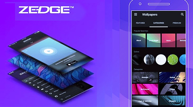 Bạn hãy tiến hành cài đặt phần mềm Zedge