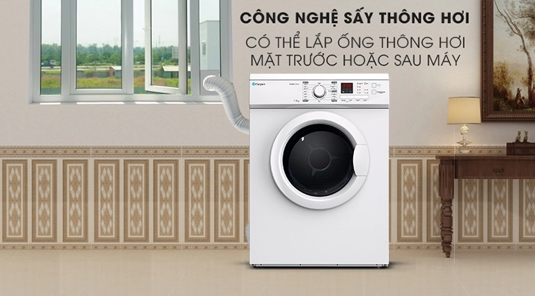 Vì Sao Nên Chọn Máy Sấy Quần Áo Casper Thông Hơi TD-72VWD? Điểm Danh Những Ưu Thế Nổi Bật