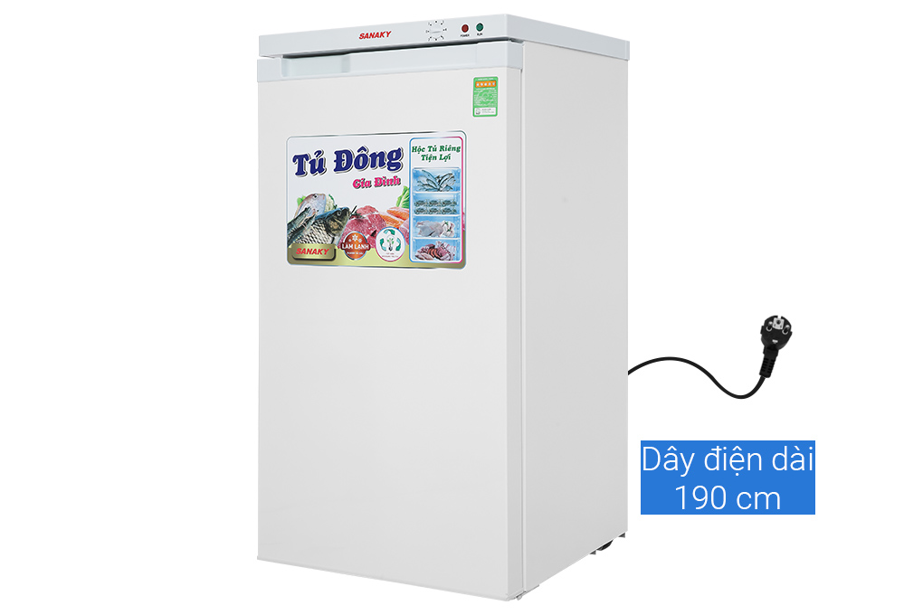 Đặc điểm nổi bật của tủ đông Sanaky 118 lít TD.VH160VD