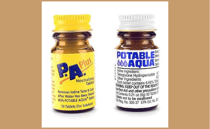 Dùng viên lọc nước