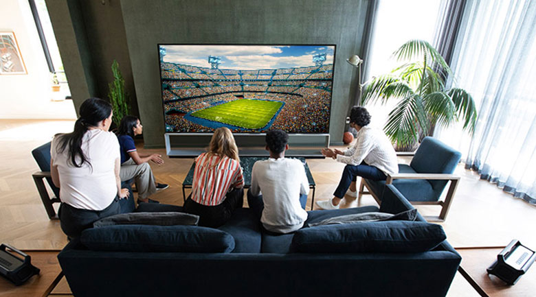 Góc nhìn rộng và hình ảnh sắc nét trên tivi NanoCell lý tưởng để xem thể thao Góc nhìn rộng và hình ảnh sắc nét trên tivi NanoCell lý tưởng để xem thể thao