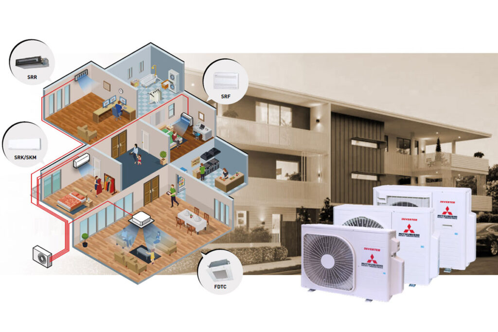 Điều hòa Multi Mitsubishi 2 chiều SCM45ZS-S có đáng đầu tư không? Chuyên gia đánh giá