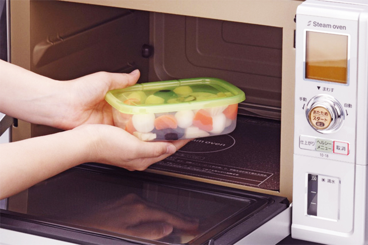 Có thể rã đông và dùng trong lò viba