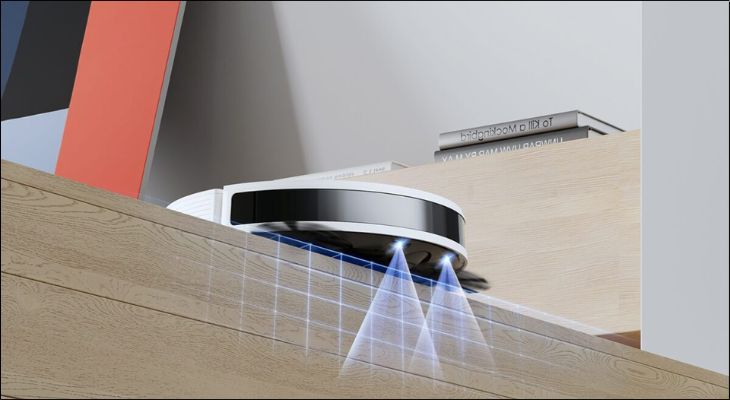 Cảm biến chống rơi trên robot hút bụi thường sử dụng các công nghệ hồng ngoại và siêu âm