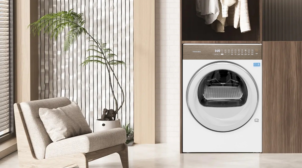 Máy sấy bơm nhiệt Toshiba 8 kg TD-T37BS90HWV(WT) với mức giá Gói dịch vụ 121.190.000₫ (cập nhật tháng 7/2025)