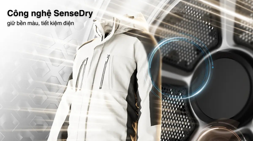 Máy sấy bơm nhiệt Toshiba 10 kg TD-BP110GHV(MG) - Công nghệ SenseDry Máy sấy bơm nhiệt Toshiba 10 kg TD-BP110GHV(MG) với công nghệ SenseDry giúp giữ quần áo bền màu