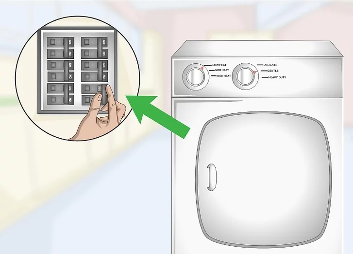 tắt gas hoặc tắt điện