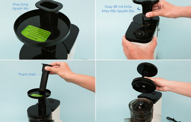 Các bước tháo lắp để vệ sinh máy ép chậm Các bước tháo lắp để vệ sinh máy ép chậm