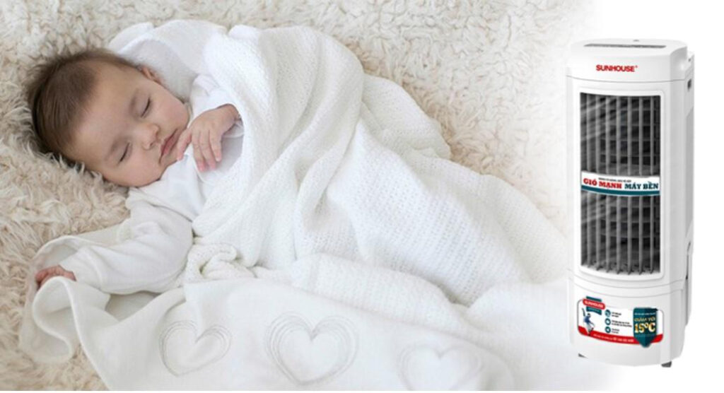 quạt điều hòa cho trẻ sơ sinh