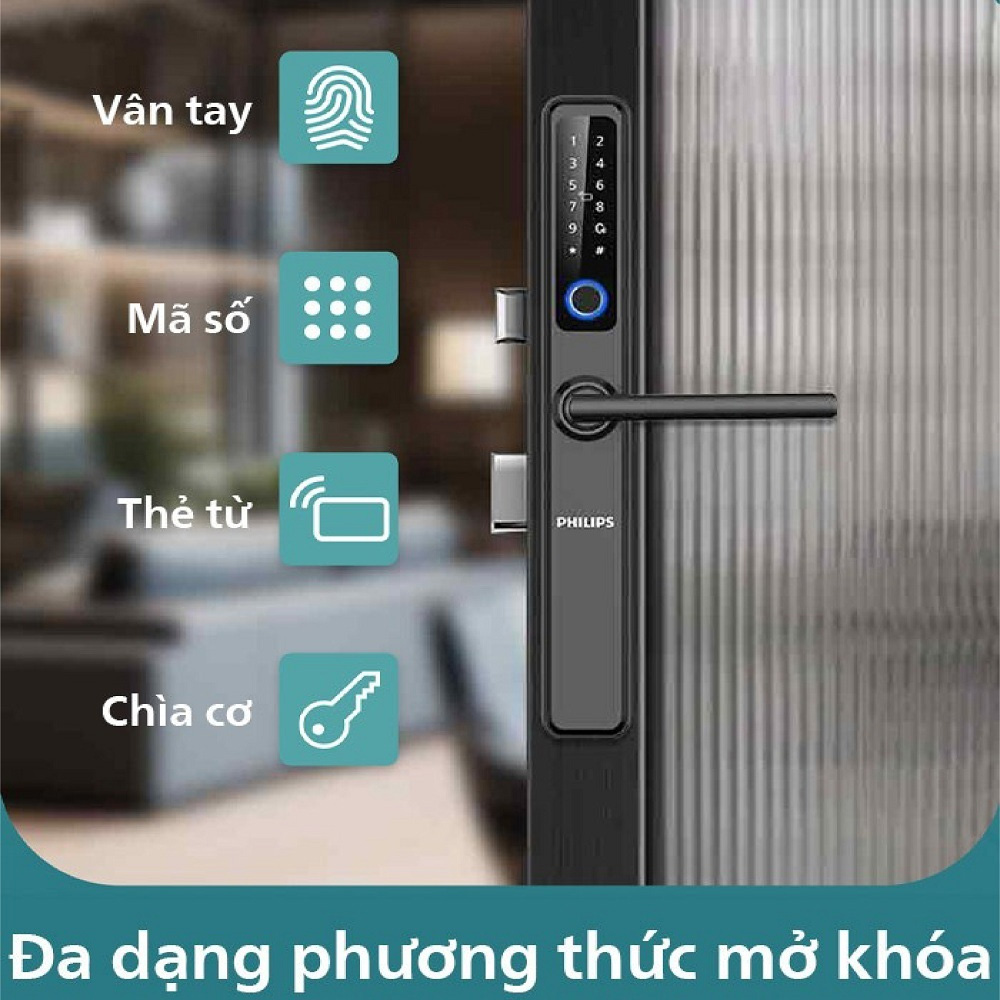 Khóa cửa thông minh Philips DDL608-5HWS