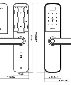 Khóa điện tử Hafele DL6100 (912.20.582)