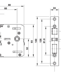 Khóa điện tử Hafele DL7100/912.20.315