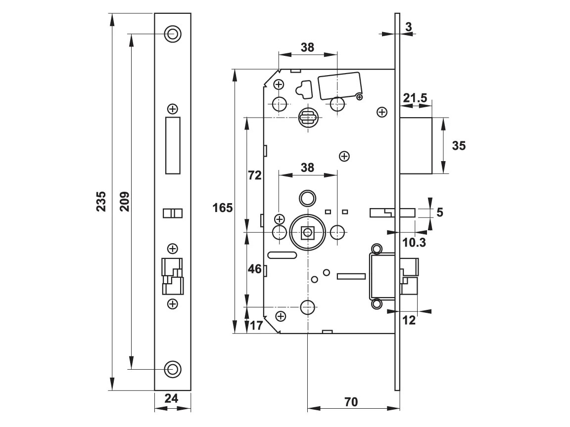 Hafele DL7600 (912.20.231)