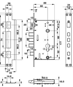 Khóa điện tử Hafele EL10K Classic 912.05.314