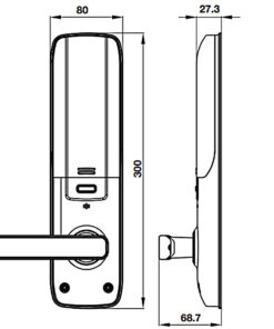 Khóa điện tử Hafele EL7800 Plus (912.20.569)