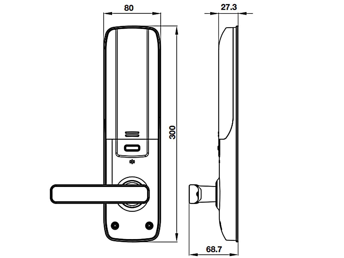 Khóa điện tử Hafele EL7800 Plus (912.20.569)