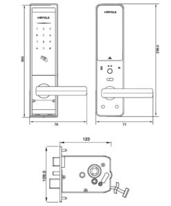 Khóa điện tử Hafele EL8000 (912.05.359)