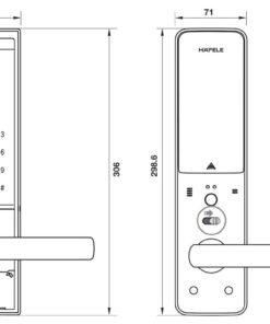 Khóa điện tử Hafele EL9000 (912.05.376)