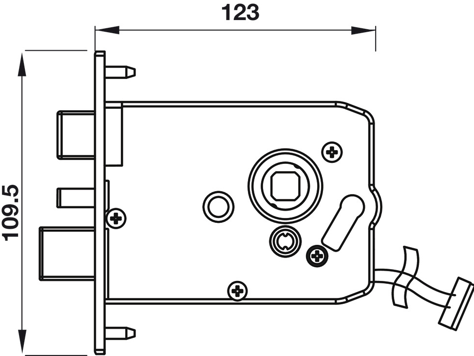 Khóa điện tử Hafele EL9000-TCS (912.05.360)