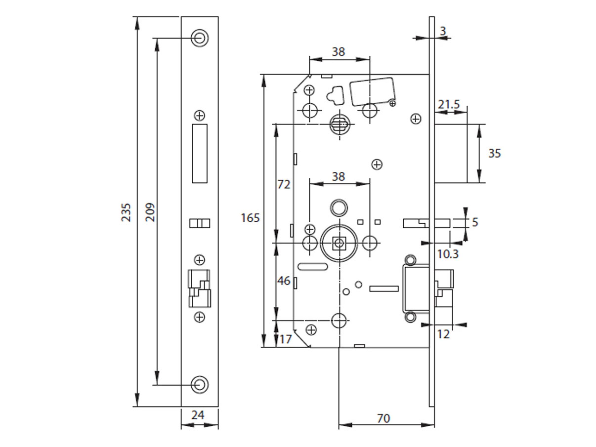 Khóa điện tử Hafele