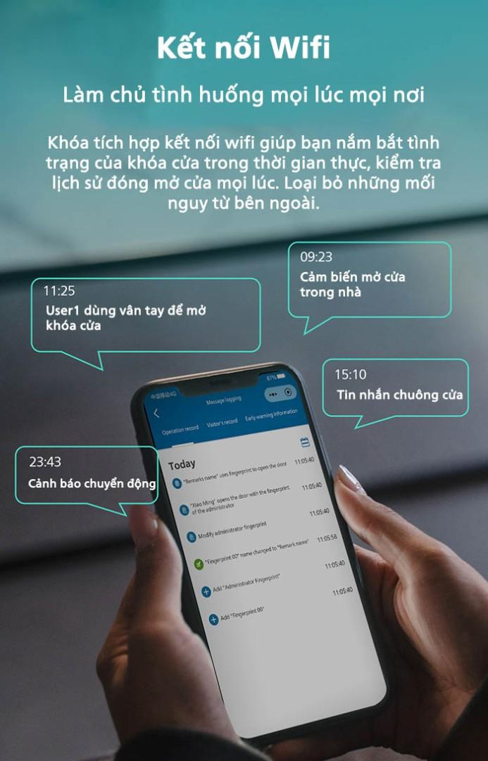 Hỗ trợ kết nối wifi,