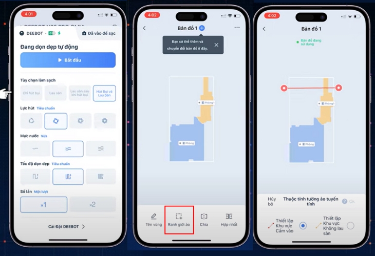 Các bước cài đặt chuyên sâu, chi tiết cho robot hút bụi